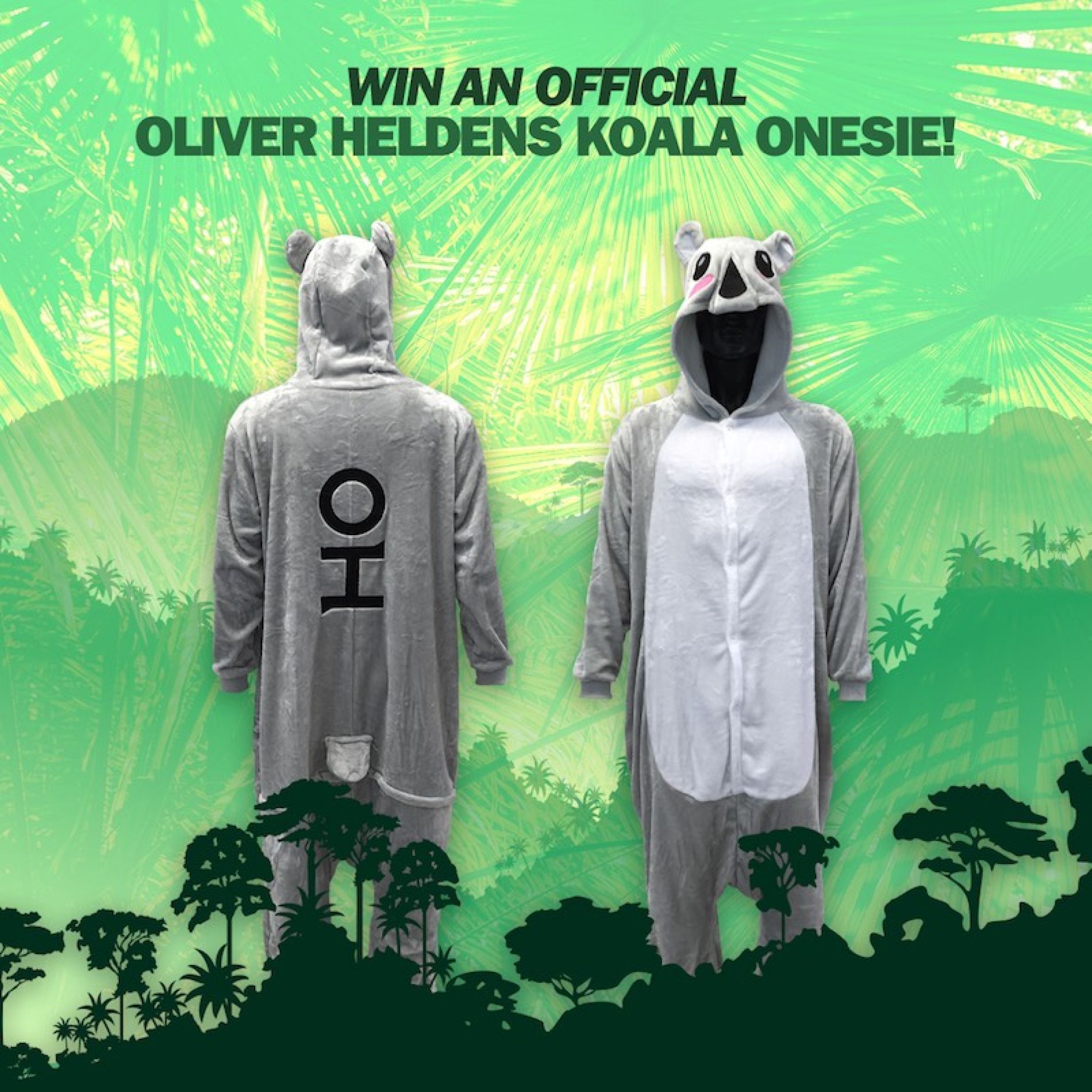 Win An Official Oliver Heldens Koala Onesie