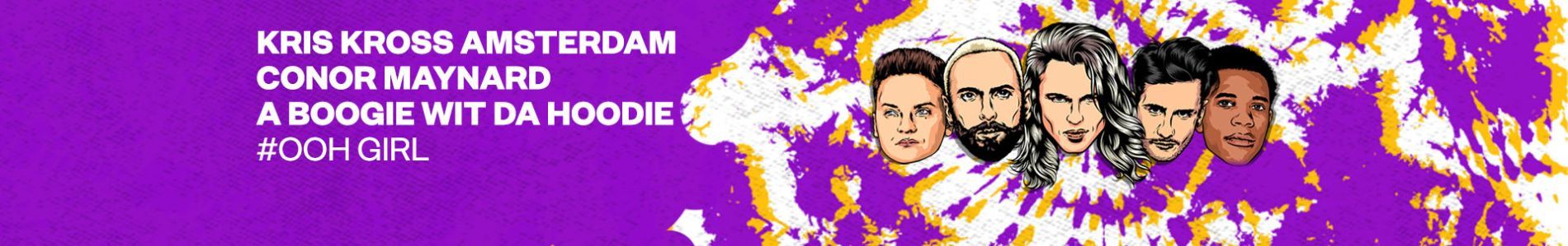 Feature in the official video for Kris Kross Amsterdam, Conor Maynard - Ooh Girl (feat. A Boogie Wit Da Hoodie)