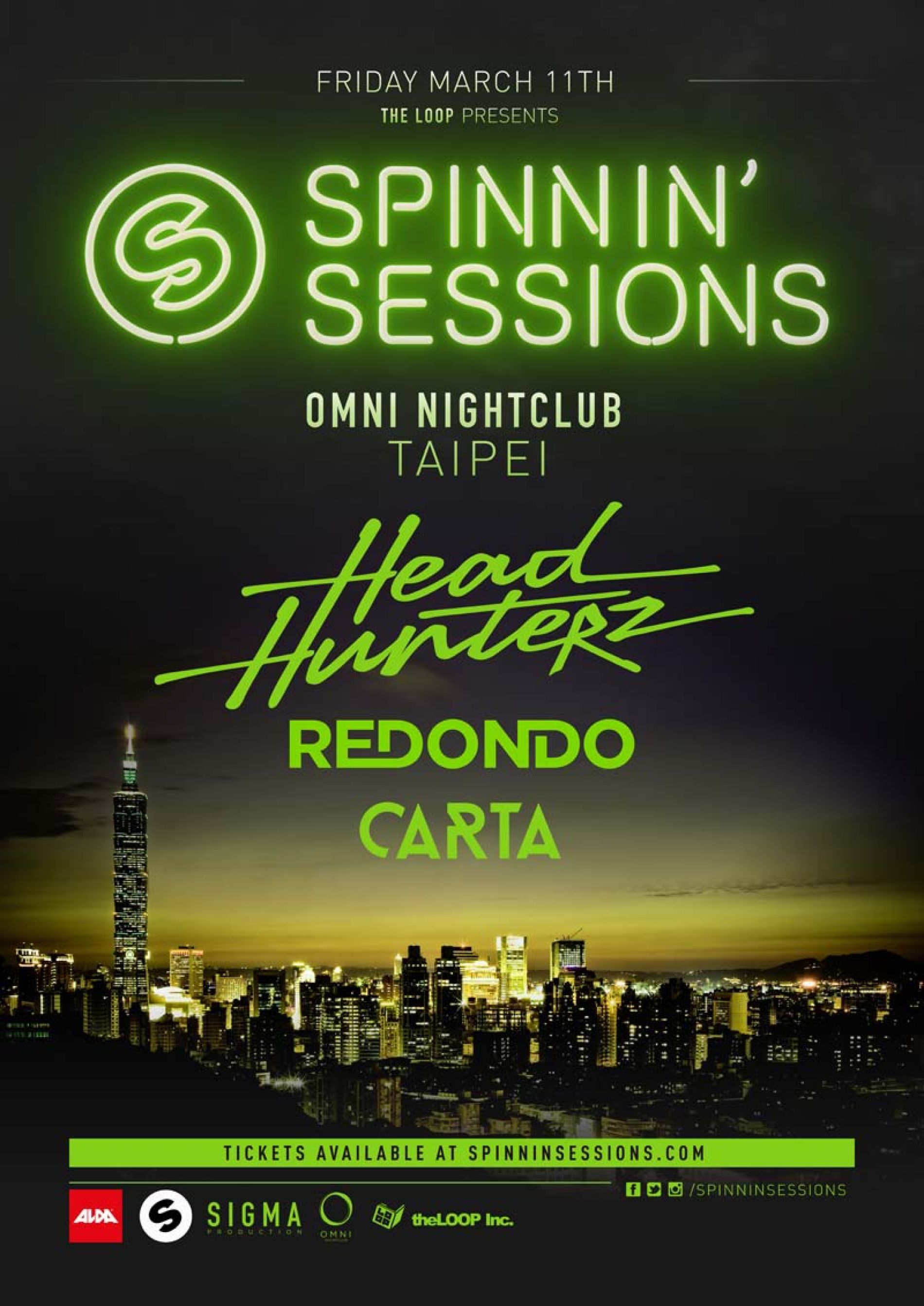 Spinnin' Sessions ASIA TOUR (Taipei)