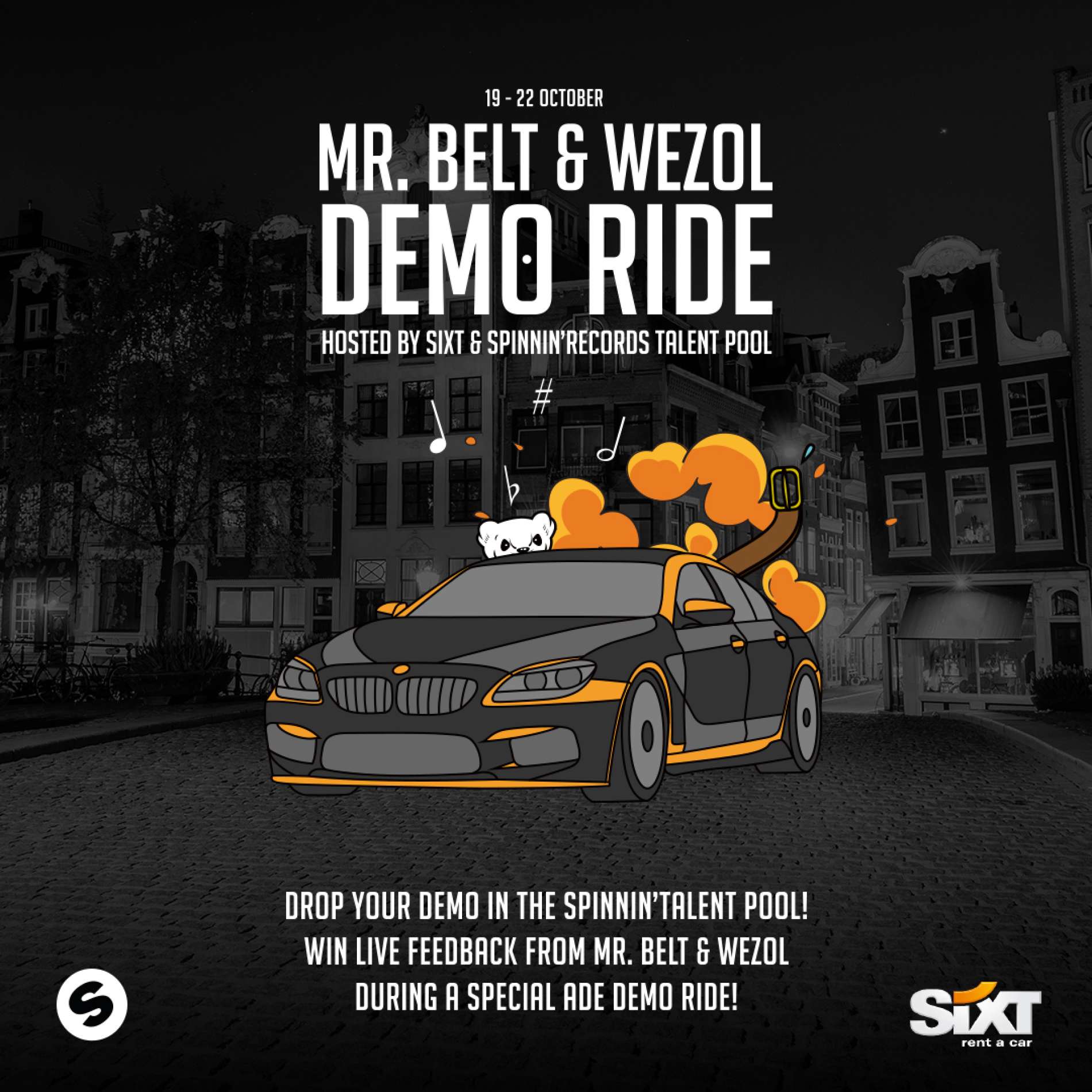 ADE Flashback: Demo Ride with Mr. Belt & Wezol