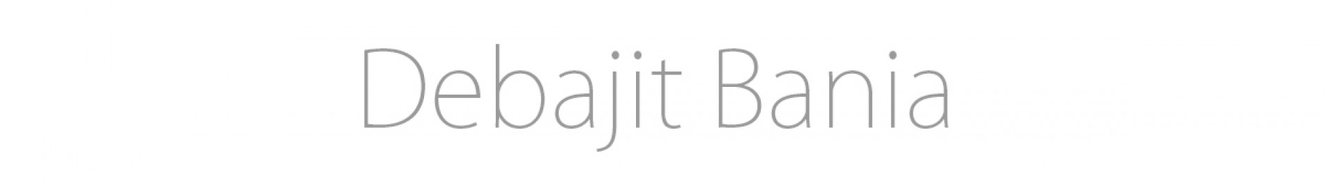 Debajit Bania